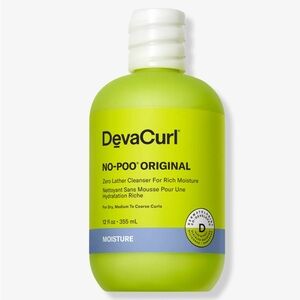 DevaCurl No-Poo Original Cleanser 12 oz | NEW | Zero Lather for Curls